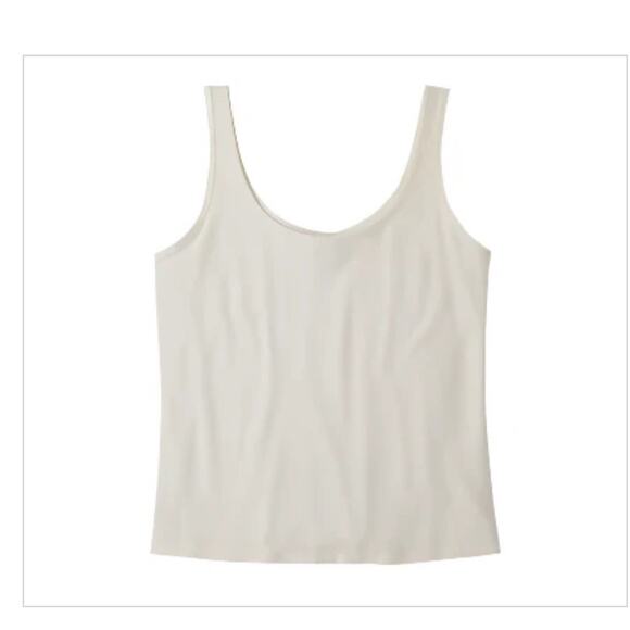 PATAGONIA WOMEN'S TRAIL HARBOR TANK OFF WHITE NWT Size L‎ - Picture 3 of 4